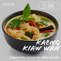 Kaeng Kiaw Wan Tofu - แกงเขียวหวาน