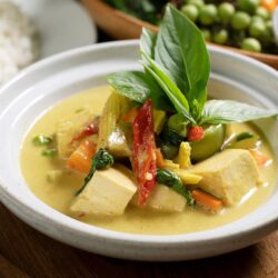 Curry vert au tofu